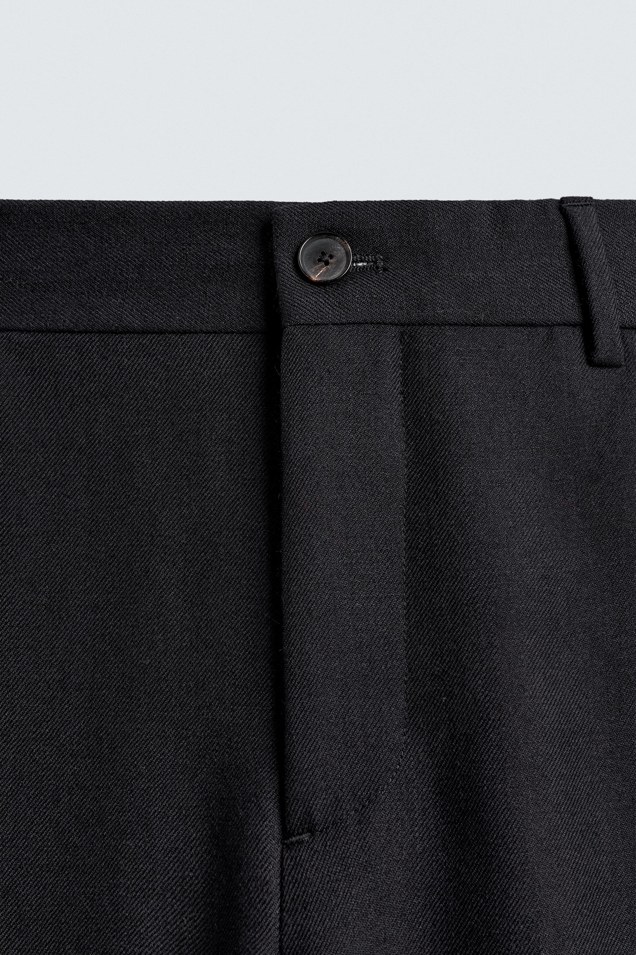 100% WOOL STRAIGHT FIT PANTS LIMITED EDITION